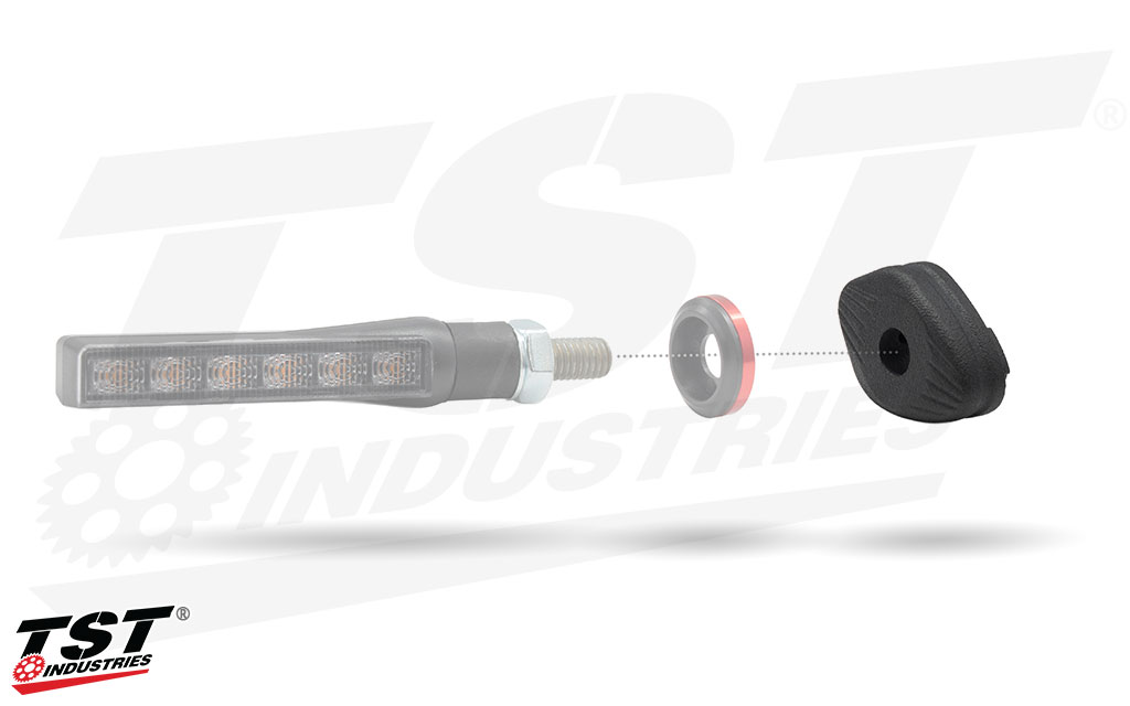 Pair this with TST Pod Turn Signals and Anodized Accent Washers for a complete look.