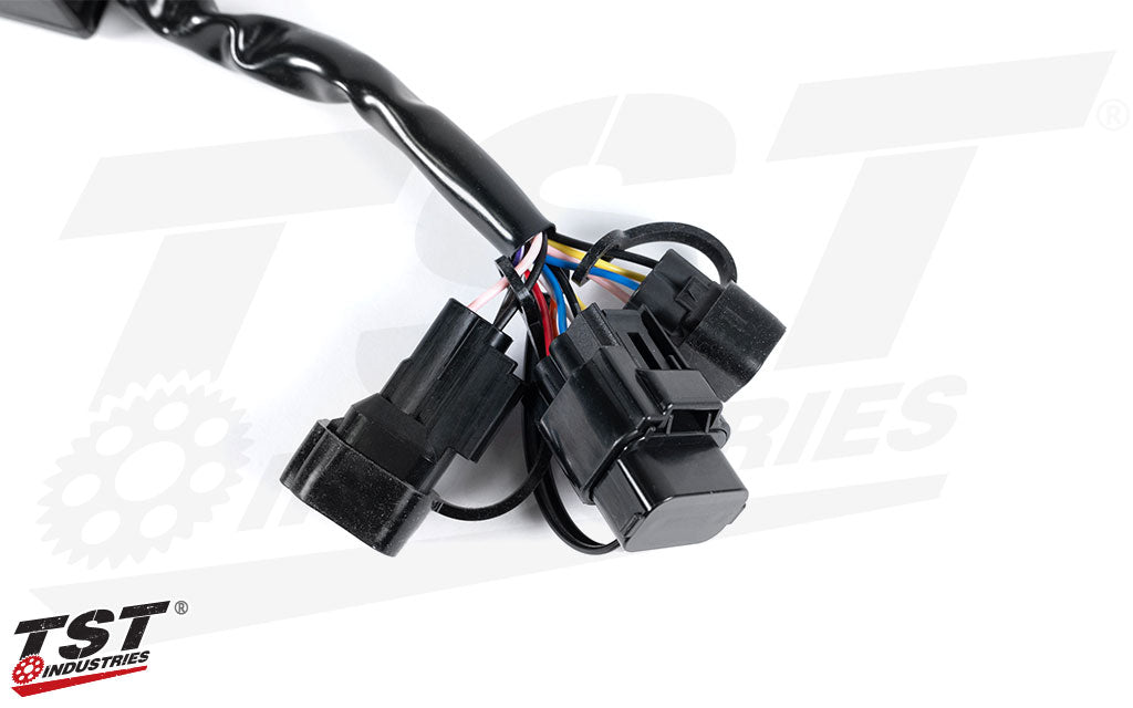 Plug and play installation provided by OEM style connectors.