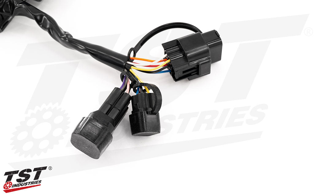 Plug and play installation provided by OEM style connectors.