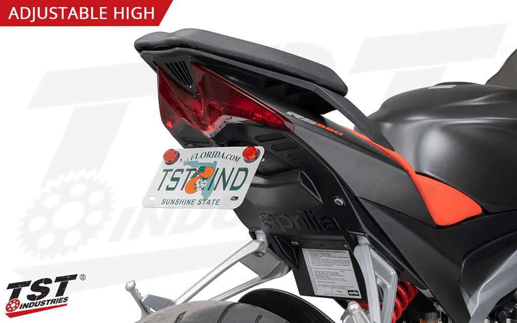 Upgrade your Aprilia RS 660 / Tuono 660 with the Adjustable Elite-1 Fender Eliminator.