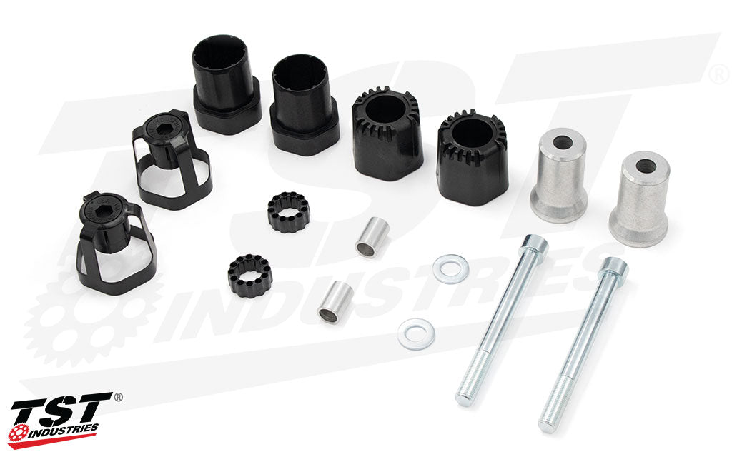 TST Shock Absorbing Frame Sliders for Yamaha Yamaha YZF-R7 2022-2025