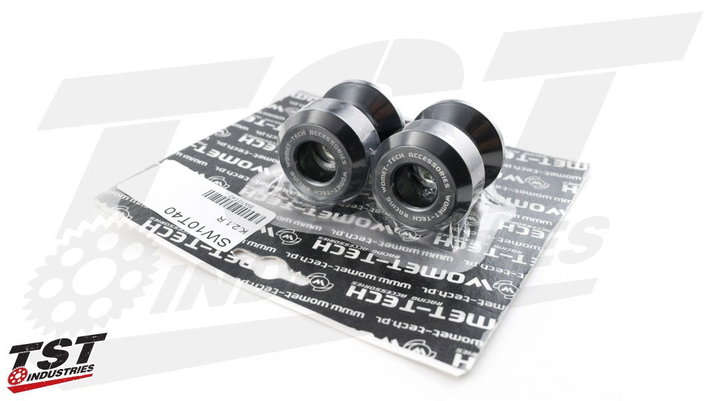 Protect your bike with Womet-Tech swingarm spools