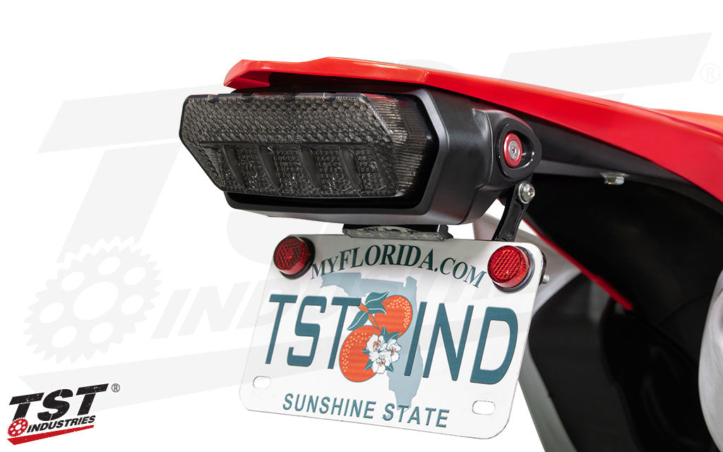 Add rear signal block-off hardware if you're removing your signals for a clean and finished look.