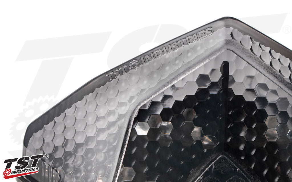 TST Industries detail on the Integrated Tail Light lens.