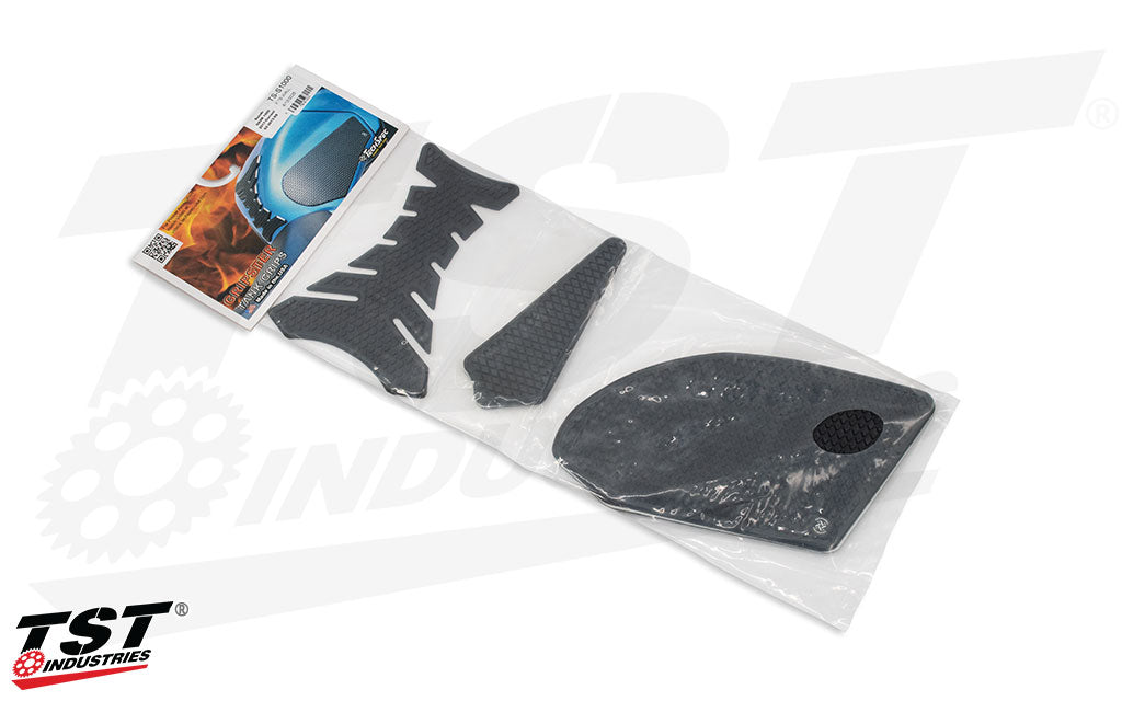 TechSpec Snakeskin Tank Grips on the 2017 Suzuki GSX-R1000.
