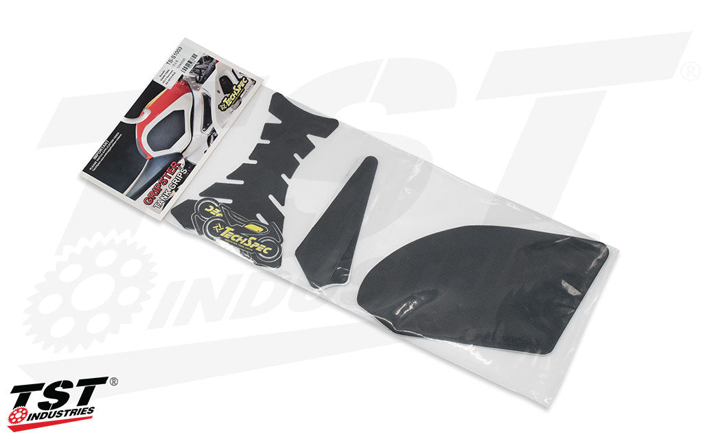 TechSpec XL2 Tank Grips on the 2017 Suzuki GSX-R1000.