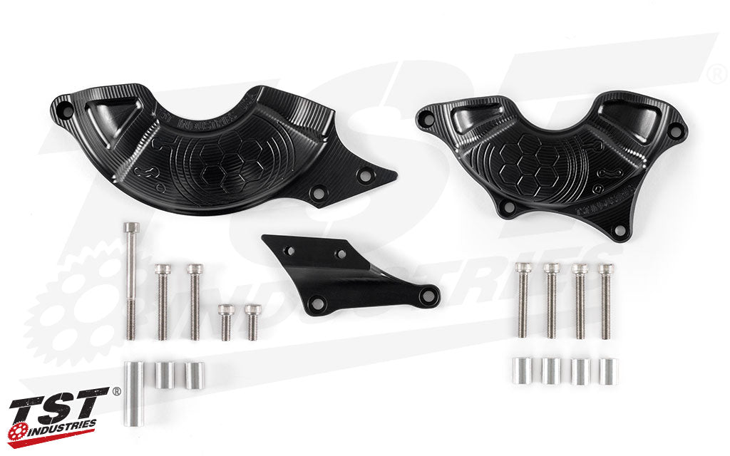 TST Engine Case Cover Protectors for Yamaha R3 2015-2018