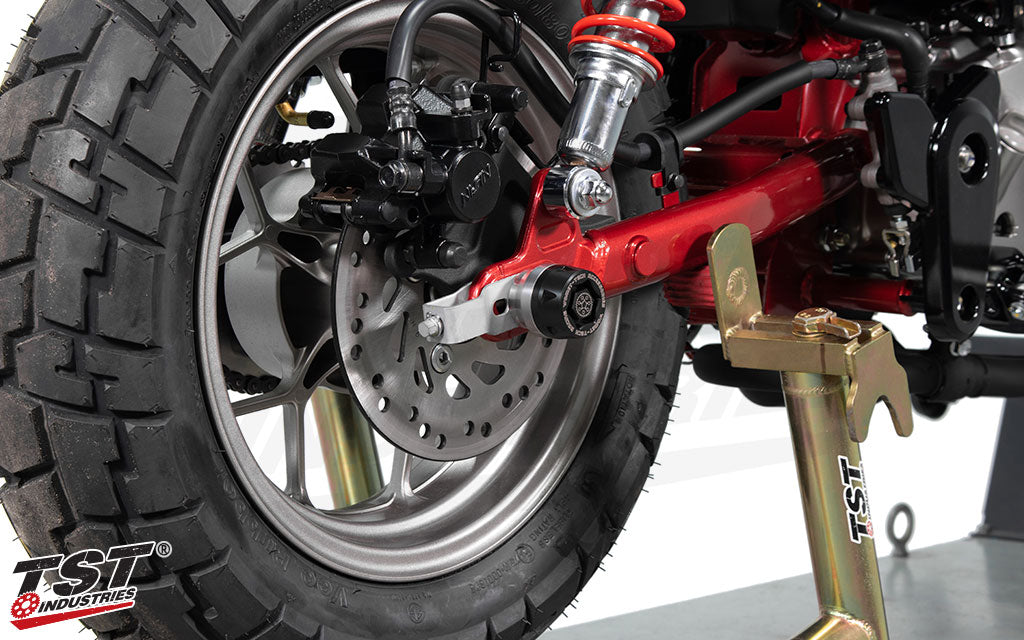 TST Industries | Axle Slider Crash Protection | Honda Monkey 2019+