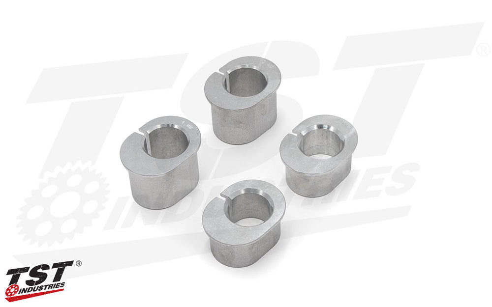 TST WORX Triple Clamp Offset Insert Kit | Suzuki GSX-8R