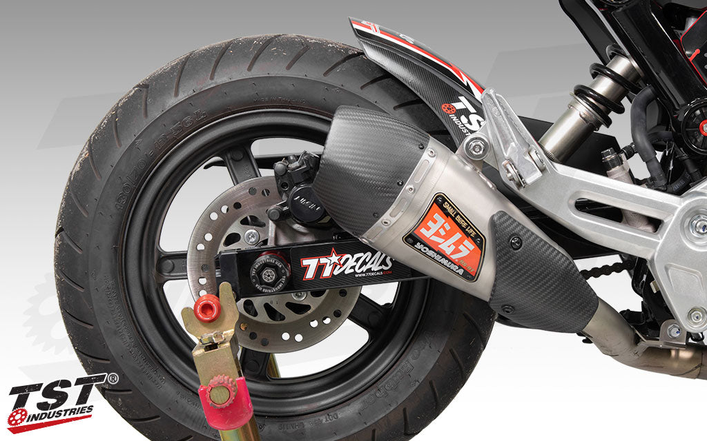 Right swingarm graphics