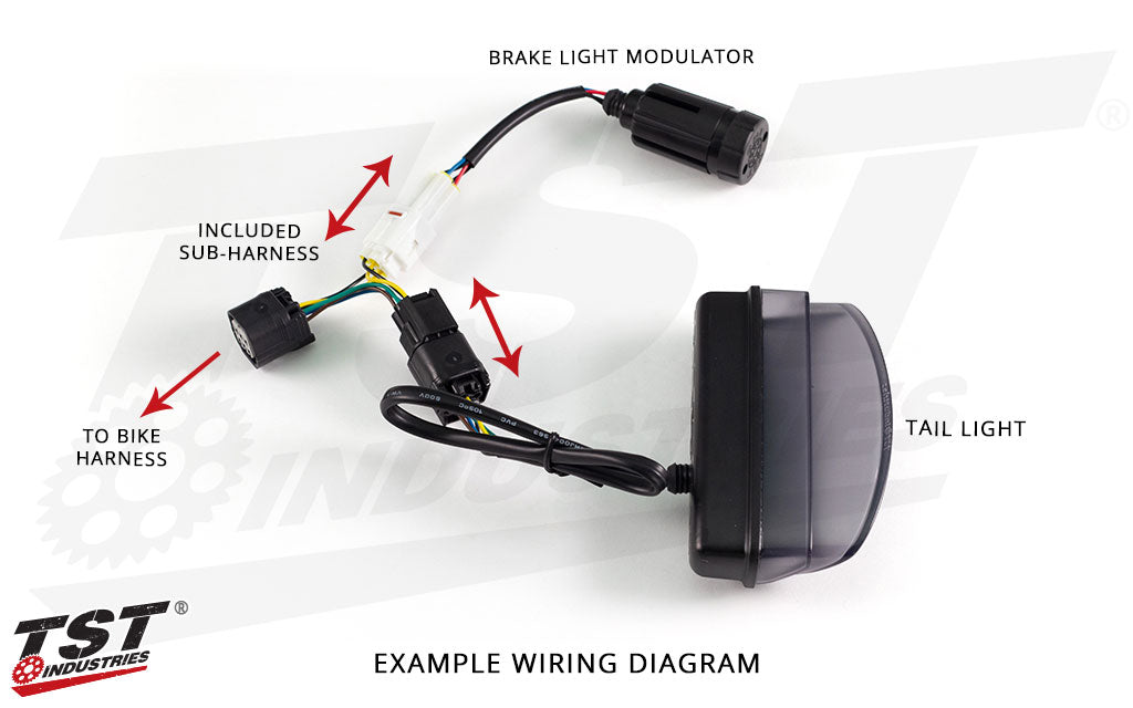 TST Industries | Brake Light Modulator for Kawasaki Tail Lights