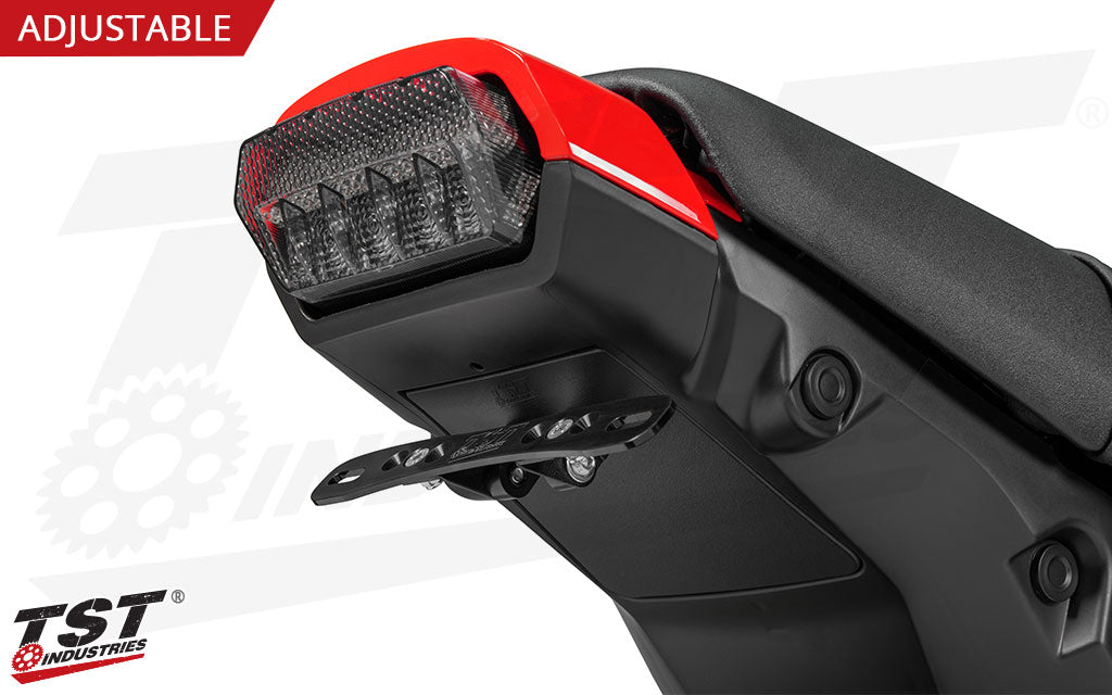 Customize your 2022 Honda Grom Fender Eliminator with our Adjustable License Plate Bracket.