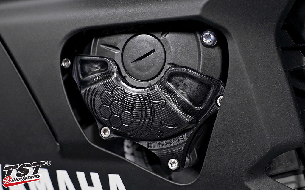 Protect your vulnerable stator cover without modifying your fairings.
