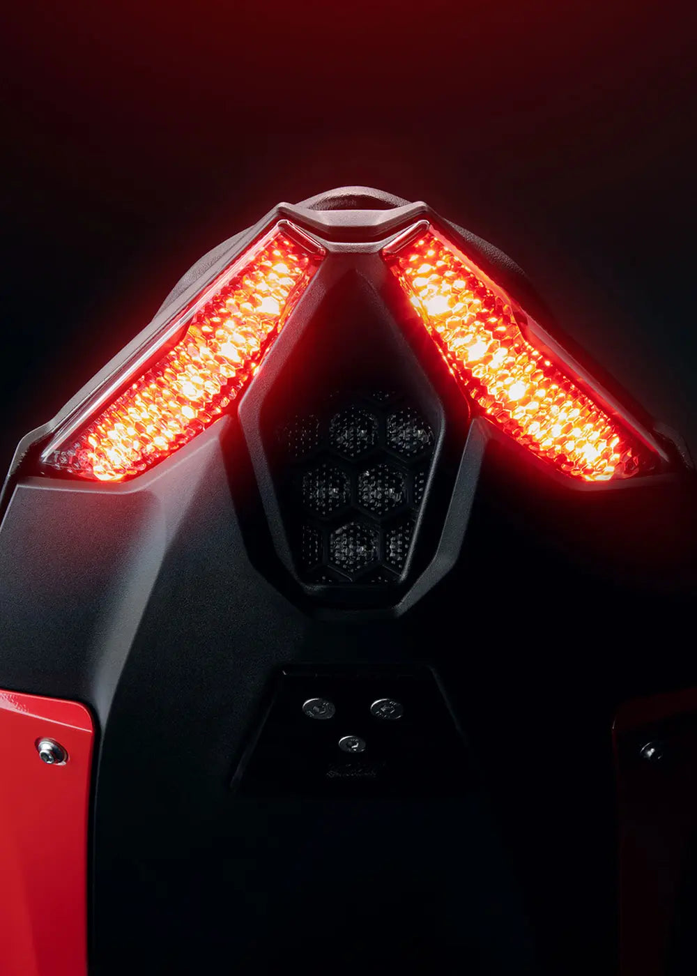 2024+ Kawasaki NInja 500 with a TST Industries LED Programmable and Sequential Integrated Tail Light installed.