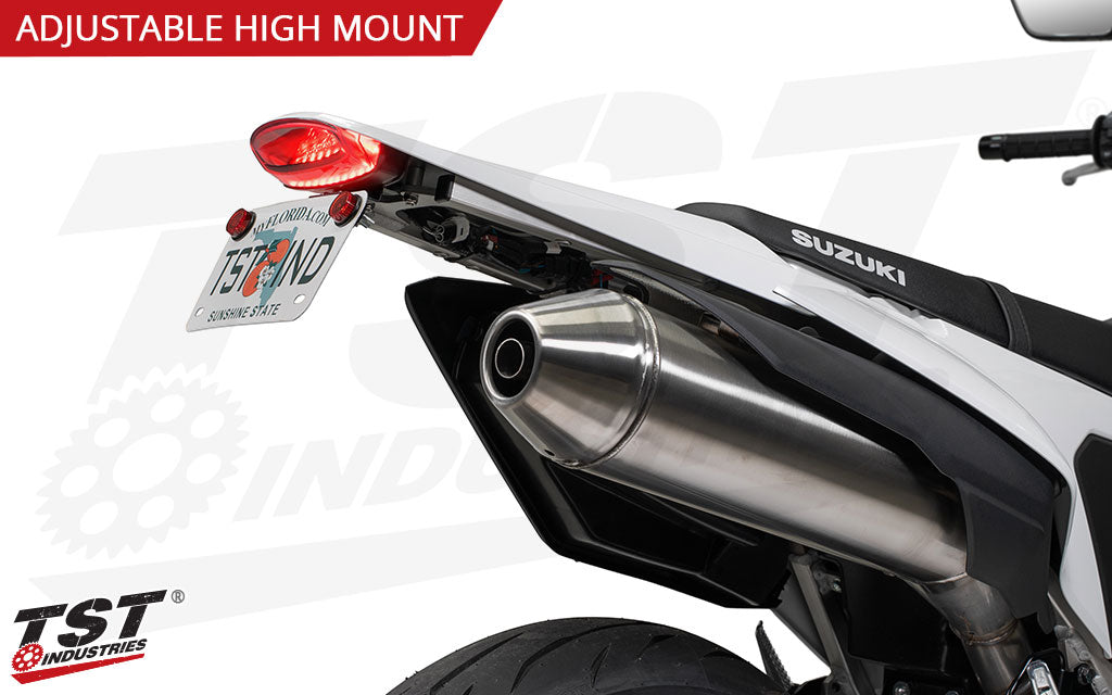 Adjust your license plate angle to suit your needs and style during installation.