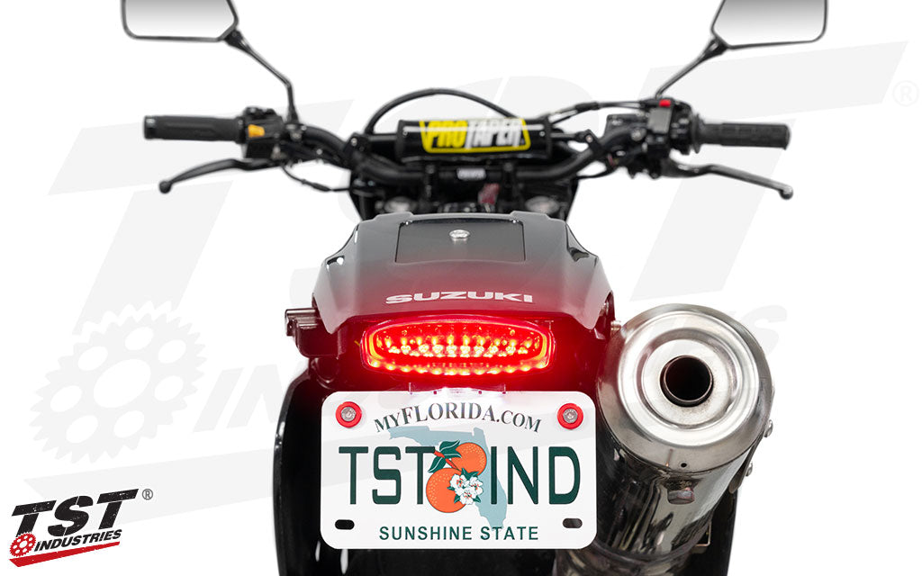 66 super bright LEDs activate during brake activation.