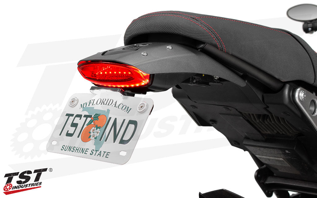 XSR900 TST Industries ウィンカー内蔵 スモークテールライト LED Integrated Tail Light & Fender Eliminator Kit | XSR900