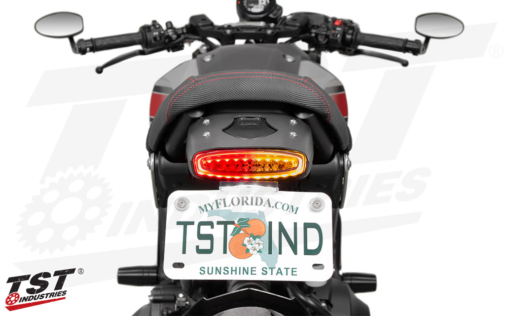 XSR900 TST Industries ウィンカー内蔵 スモークテールライト LED Integrated Tail Light & Fender Eliminator Kit | XSR900