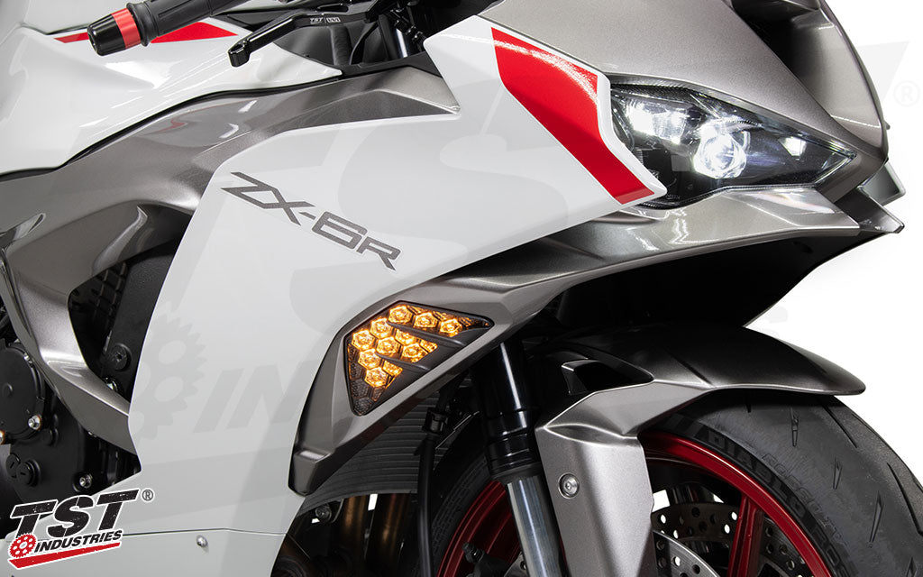 TST Nexus LED Turn Signals | Kawasaki ZX-6R 2024+