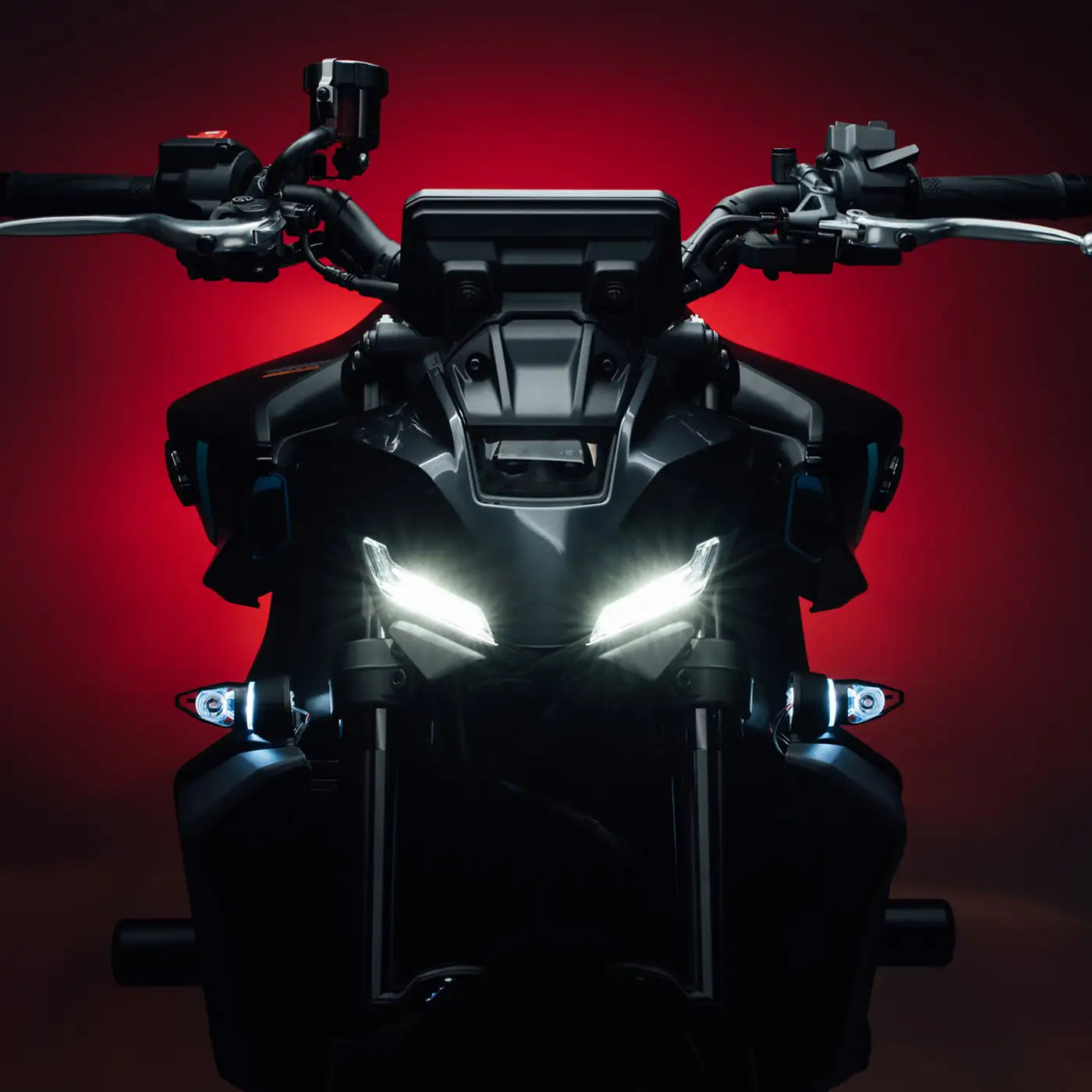 2024+ Yamaha MT-09 with TST LED MECH-GTR Front Turn Signals.