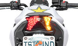 TST Programmable and Sequential LED Integrated Tail Light for Kawasaki Z650 & Ninja 650 2017-2019