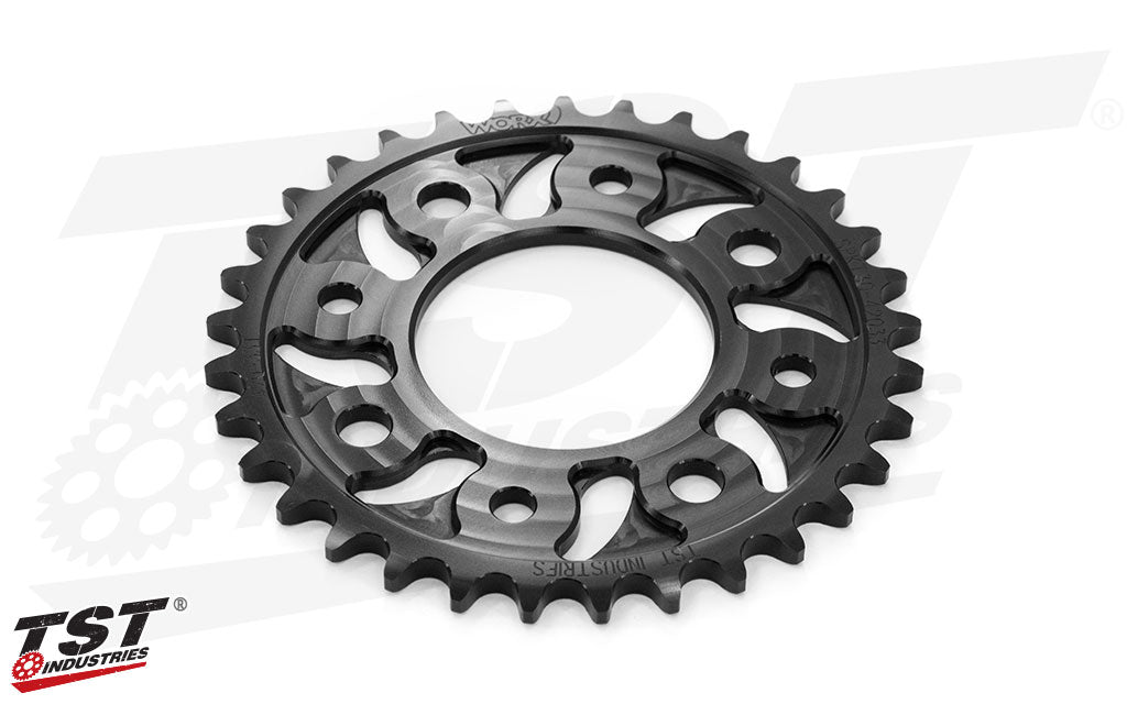 TST WORX 420 Lightweight Aluminum Rear Sprocket for Honda Grom / Monkey / Super Cub