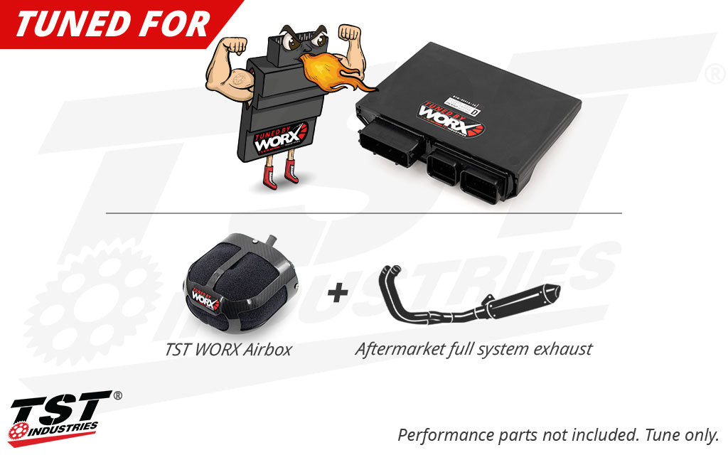 Ensure this tune is paired with the proper performance parts for safe and reliable engine performance.