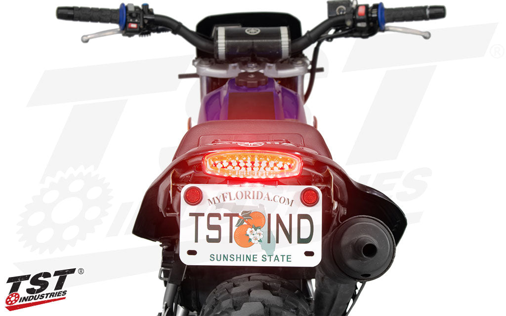 66 super bright LEDs bring modern lighting technology to your Yamaha TW200