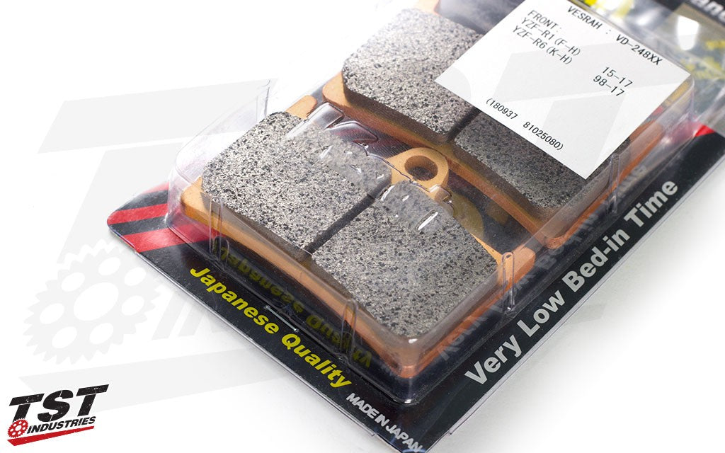 Vesrah SRJL XX Front Brake Pads | Select Yamaha Motorcycles