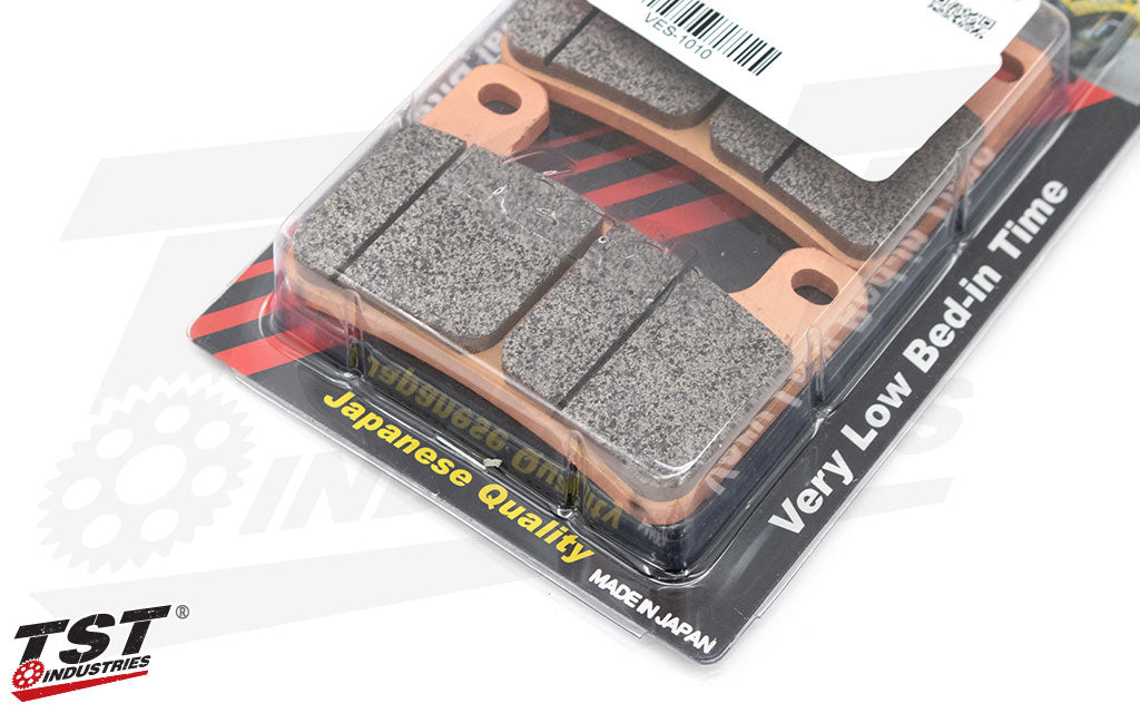 Improve your Kawasaki's braking performance with the Vesrah SRJL XX Front Brake Pads.