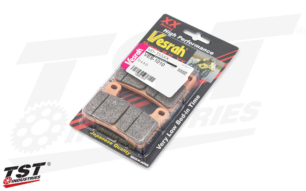 Vesrah RJL XX Front Brake Pads for Select Kawasaki Motorcycles