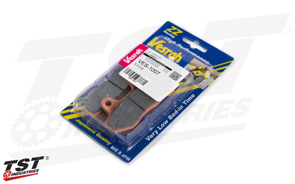 Vesrah RJL ZZ Front Race Brake Pads | Kawasaki Ninja 400