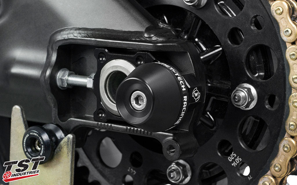 Crafted from CNC machined aluminum with a durable black anodized finish.