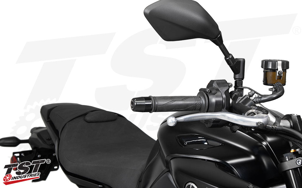 Installed Womet-Tech Bar End Crash Protection on the 2022+ Yamaha MT-10