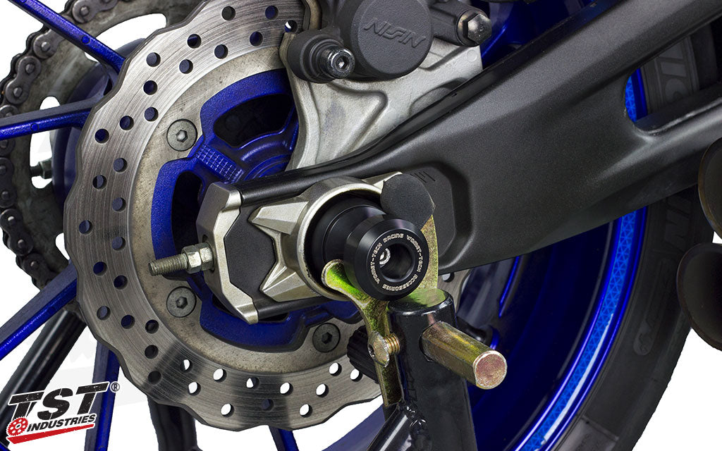 Rear Axle Slider | Yamaha FZ07 / MT07 / XSR700 / YZF-R7