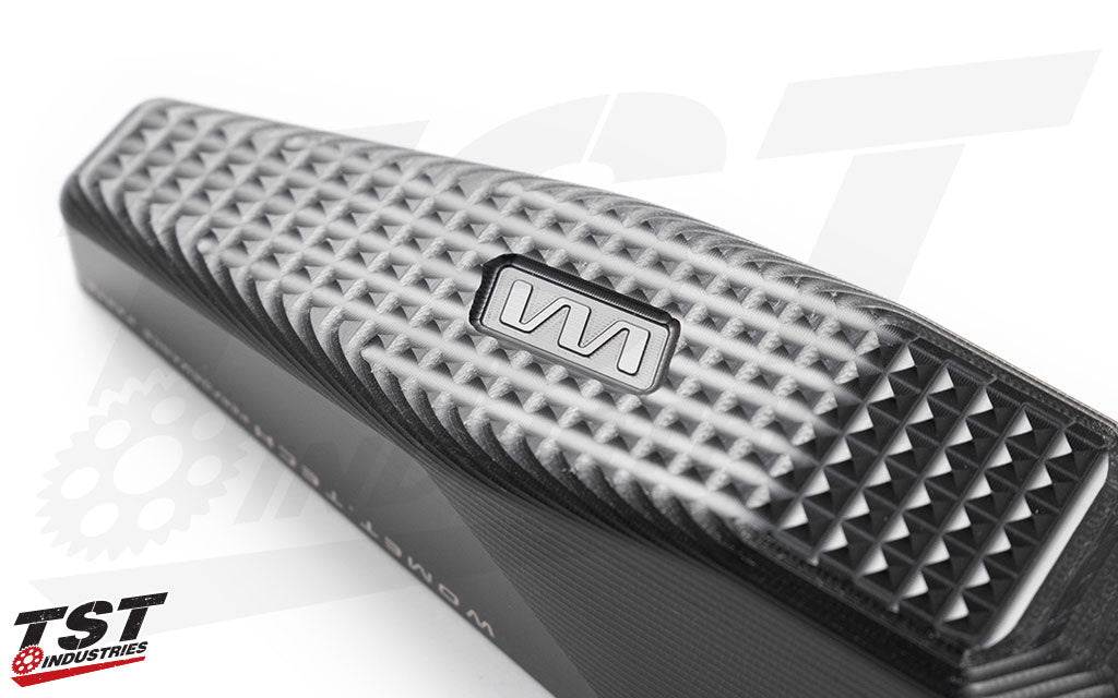 Delrin sliders help absorb initial impact and promote sliding.
