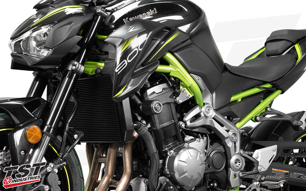 ICOM729s(10w)ゼネカバ仕様 Womet-Tech Endurance Race Frame Sliders for Kawasaki Z900 2017-2024 /