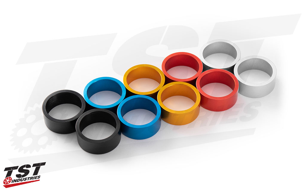 Made from high grade aluminum with a durable anodized finish.