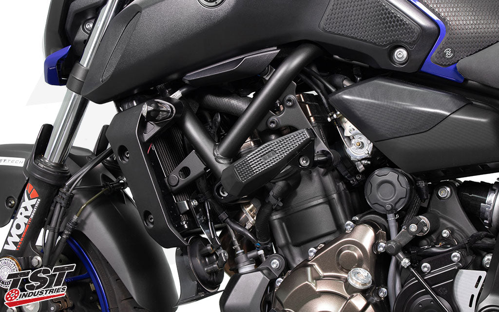 Includes frame sliders for the left and right side.