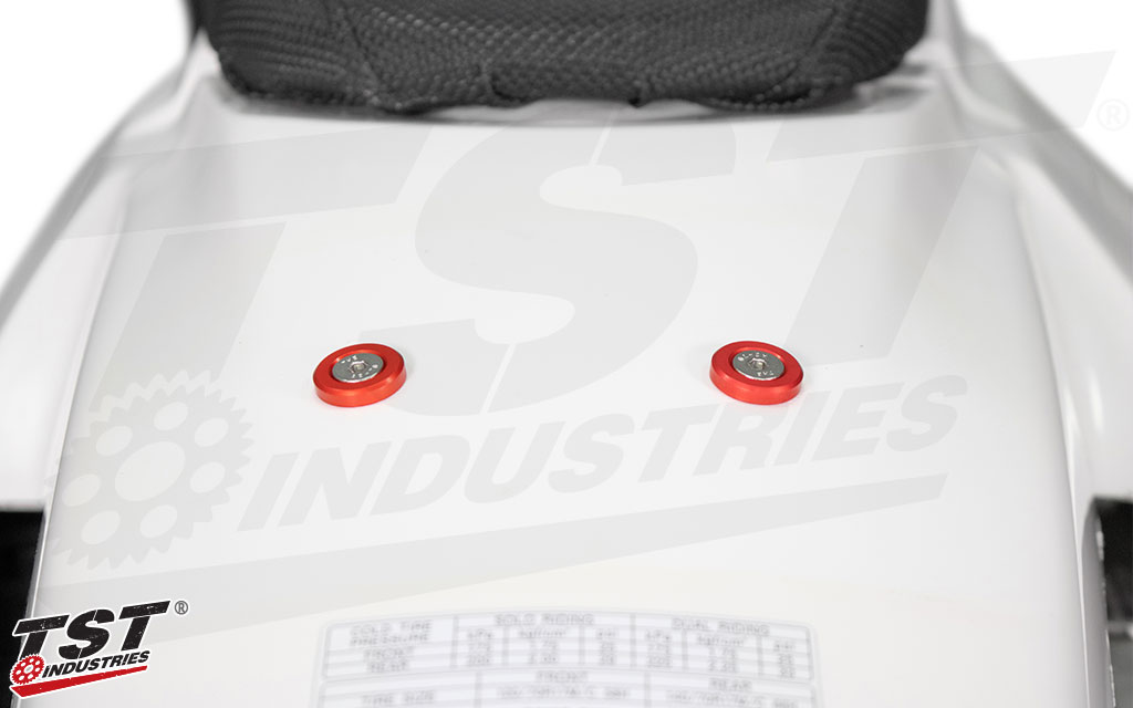 TST Tail Bag Delete Hardware | Suzuki DRZ400S / DRZ400SM