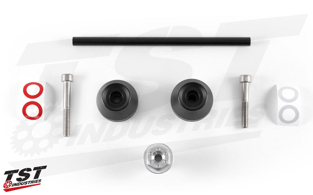 What's included in the Womet-Tech Fork Slider Crash Protector for Honda CBR1000RR 2017+ kit.
