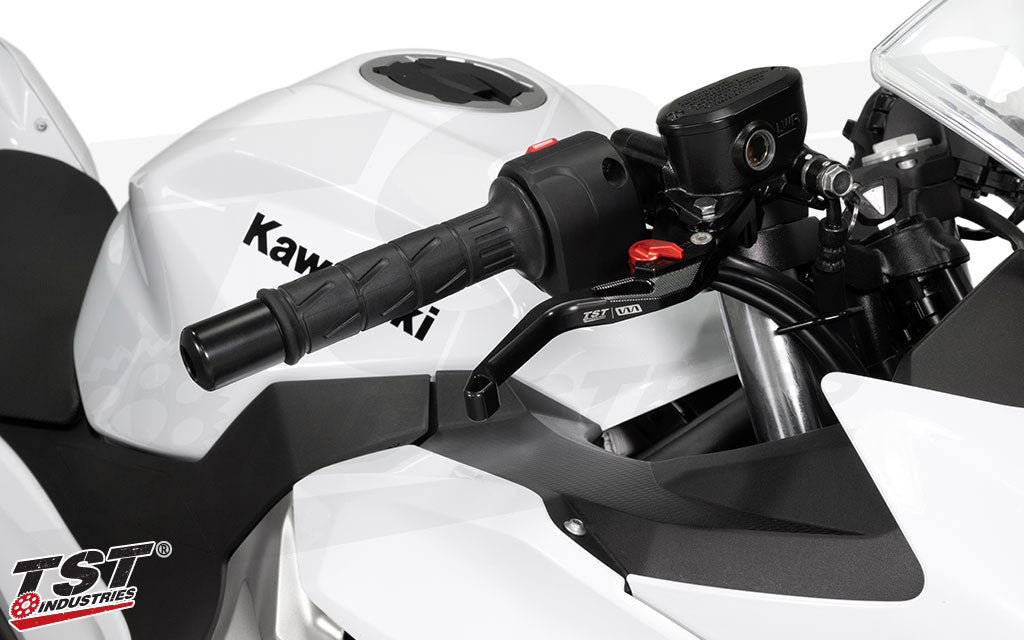 Ditch the stock lever and upgrade your Kawasaki Ninja with Womet-Tech Evos Shorty Levers.
