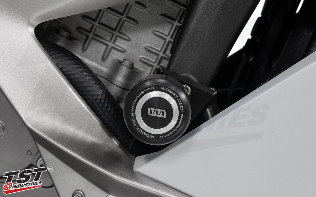 Womet-Tech Frame Sliders | Kawasaki ZX6R 2013-2018