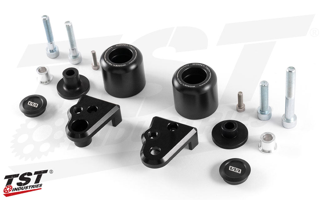 Womet-Tech Frame Sliders | Kawasaki ZX6R 2013-2018