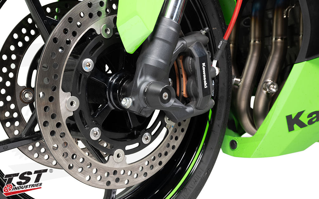 Womet-Tech Fork Slider Crash Protection | Kawasaki ZX-4RR / ZX-4R