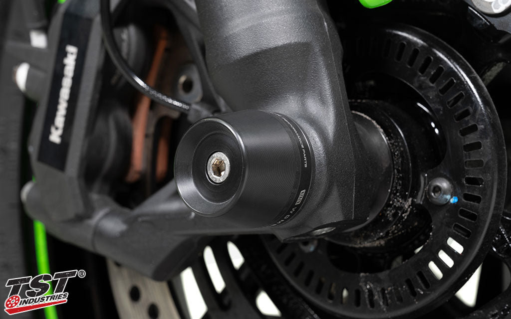 Womet-Tech Fork Slider Crash Protection | Kawasaki ZX-4RR / ZX-4R