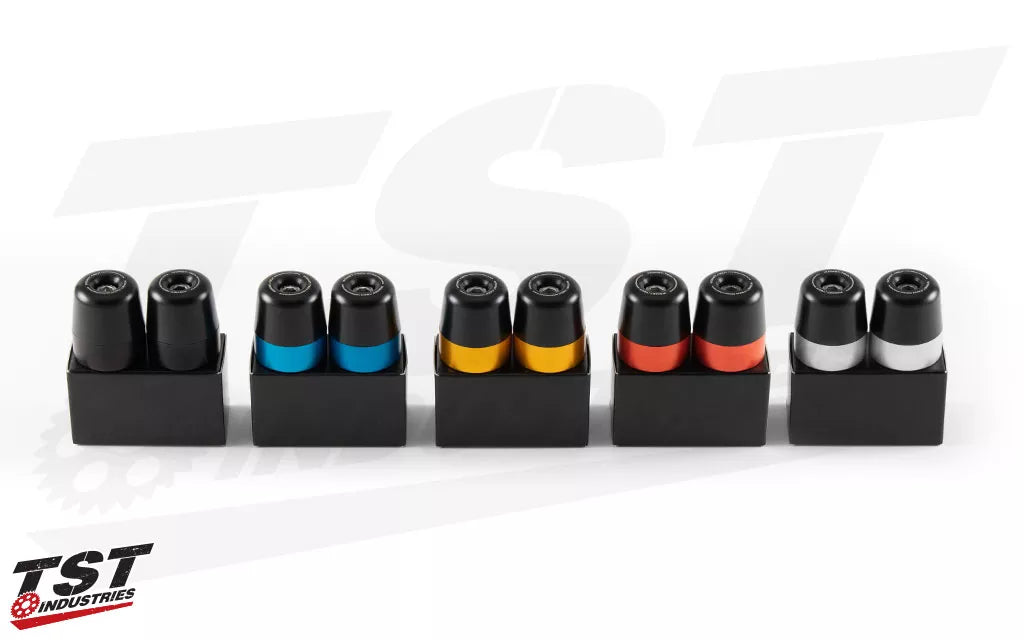 Bar End Anodized Ring Color Options.