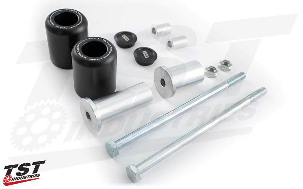 Womet-Tech Frame Sliders | Kawasaki Z650 / Ninja 650