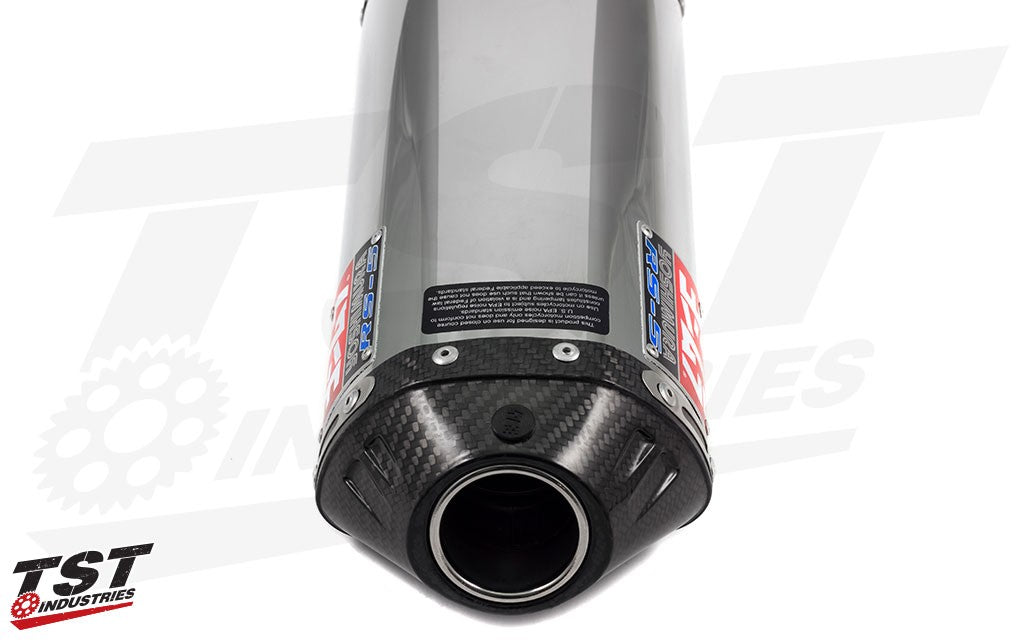 Signature trapezoidal shape compliments the lines of the 600RR tail section.