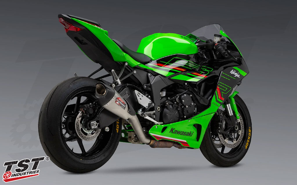 Yoshimura AT-2 3/4 Slip-On Exhaust | Kawasaki ZX6R 2019+